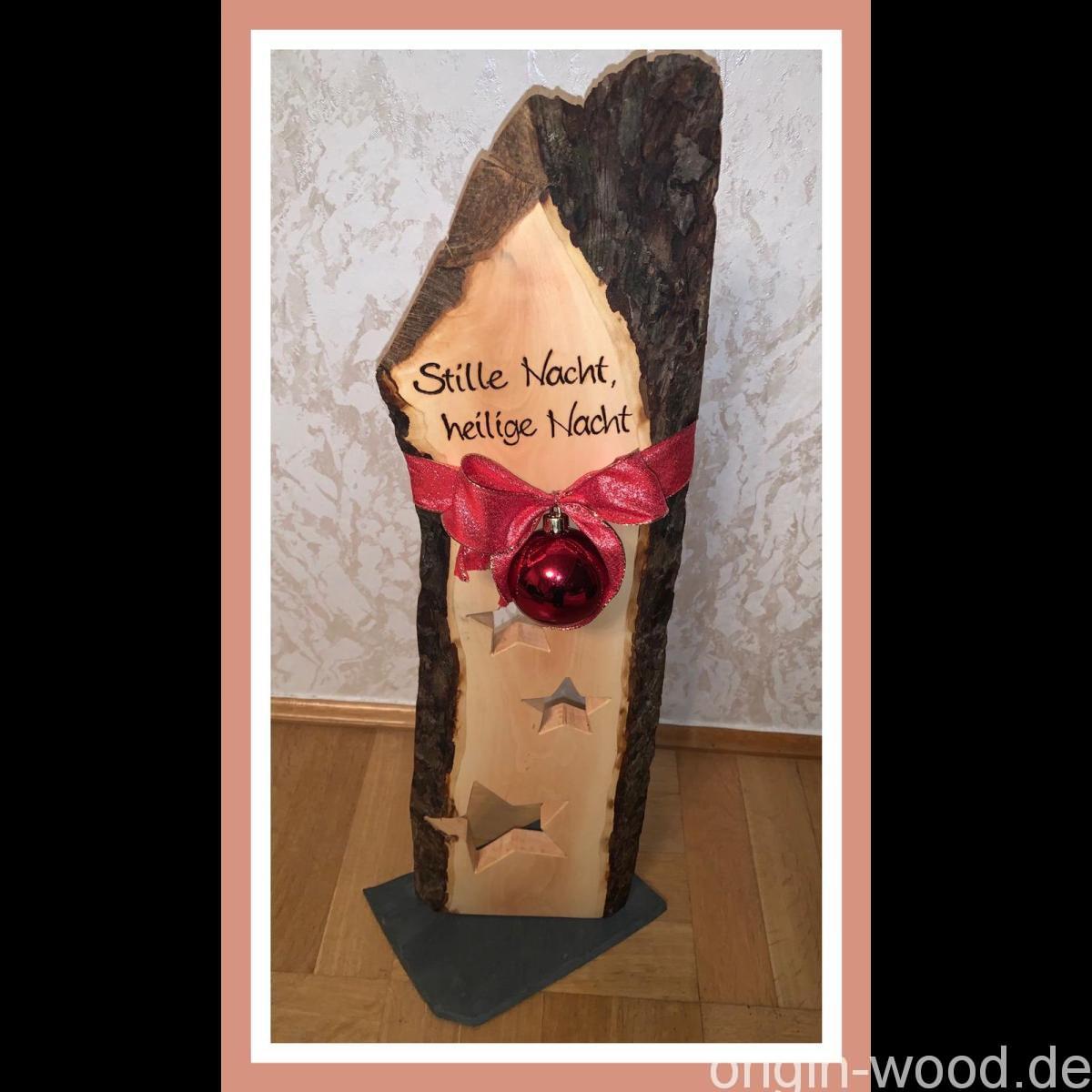 Stille Nacht Holzschild